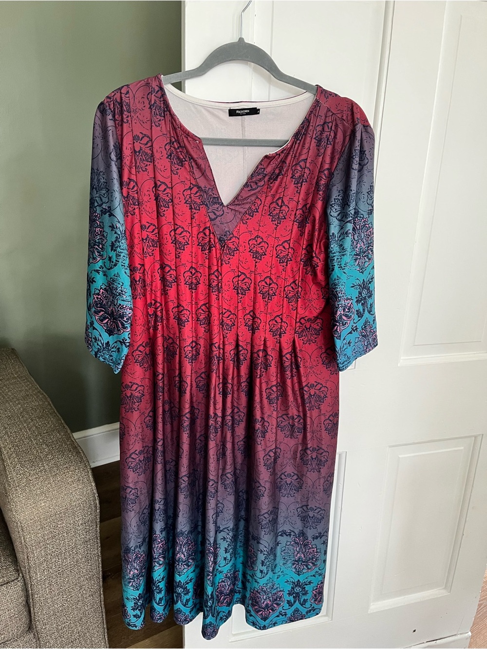 REBORN knit dress Multicolors Design Size L